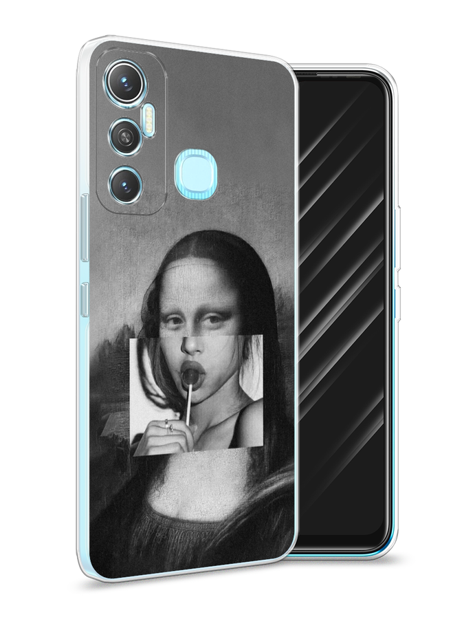 

Чехол Awog на Infinix HOT 11 64 GB "Mona Lisa sucking lollipop", Разноцветный, 3100750-9