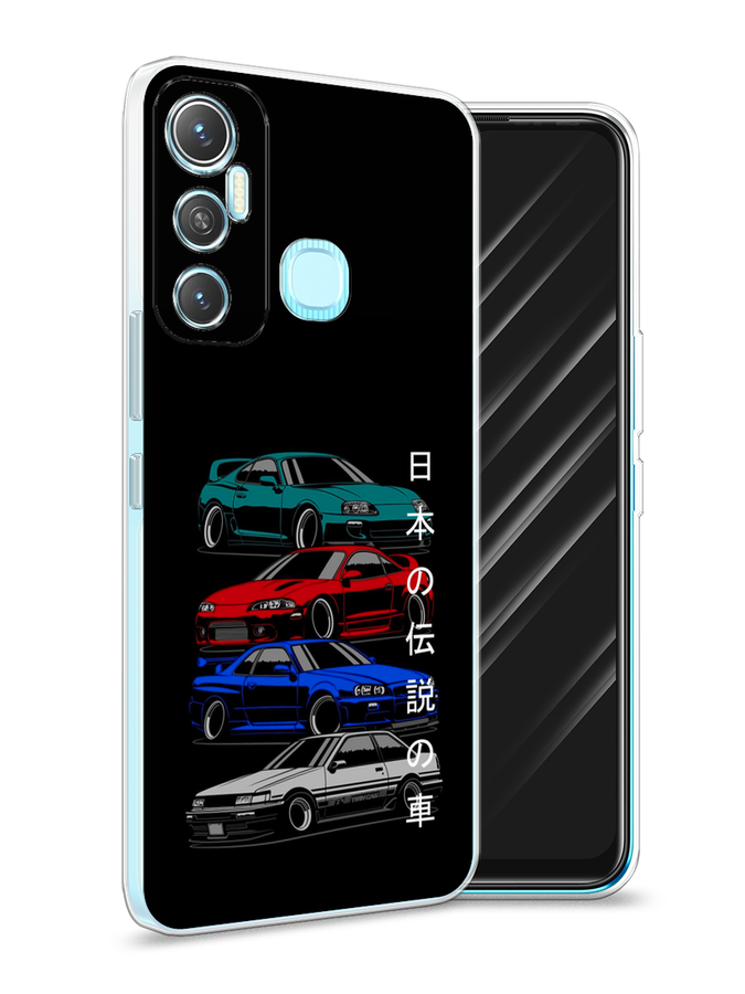 

Чехол Awog на Infinix HOT 11 64 GB "JDM Legend cars", Разноцветный, 3100750-5