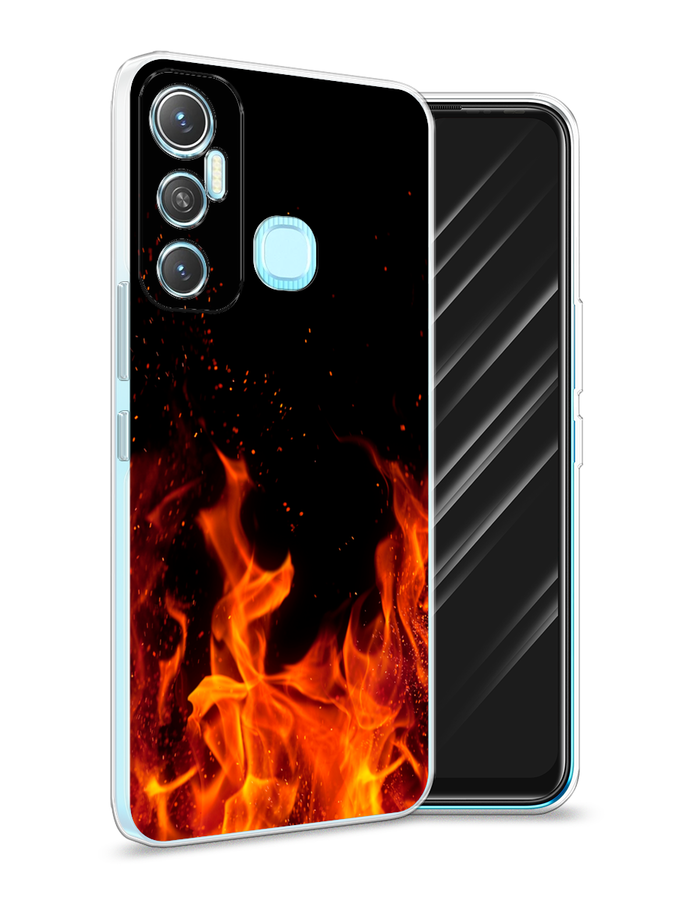 

Чехол Awog на Infinix HOT 11 64 GB "Все в огне", Разноцветный, 3100750-4