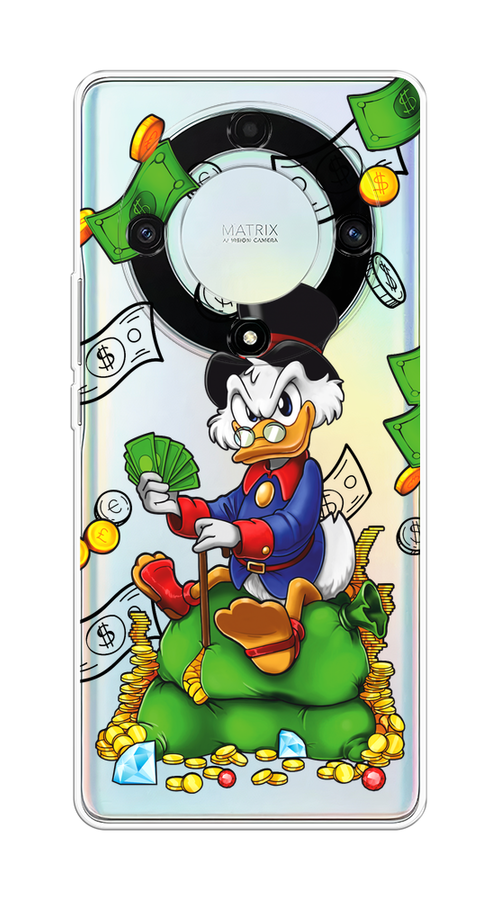 

Чехол на Honor X9A "Scrooge Richness", Черный;синий;зеленый, 6120850-1
