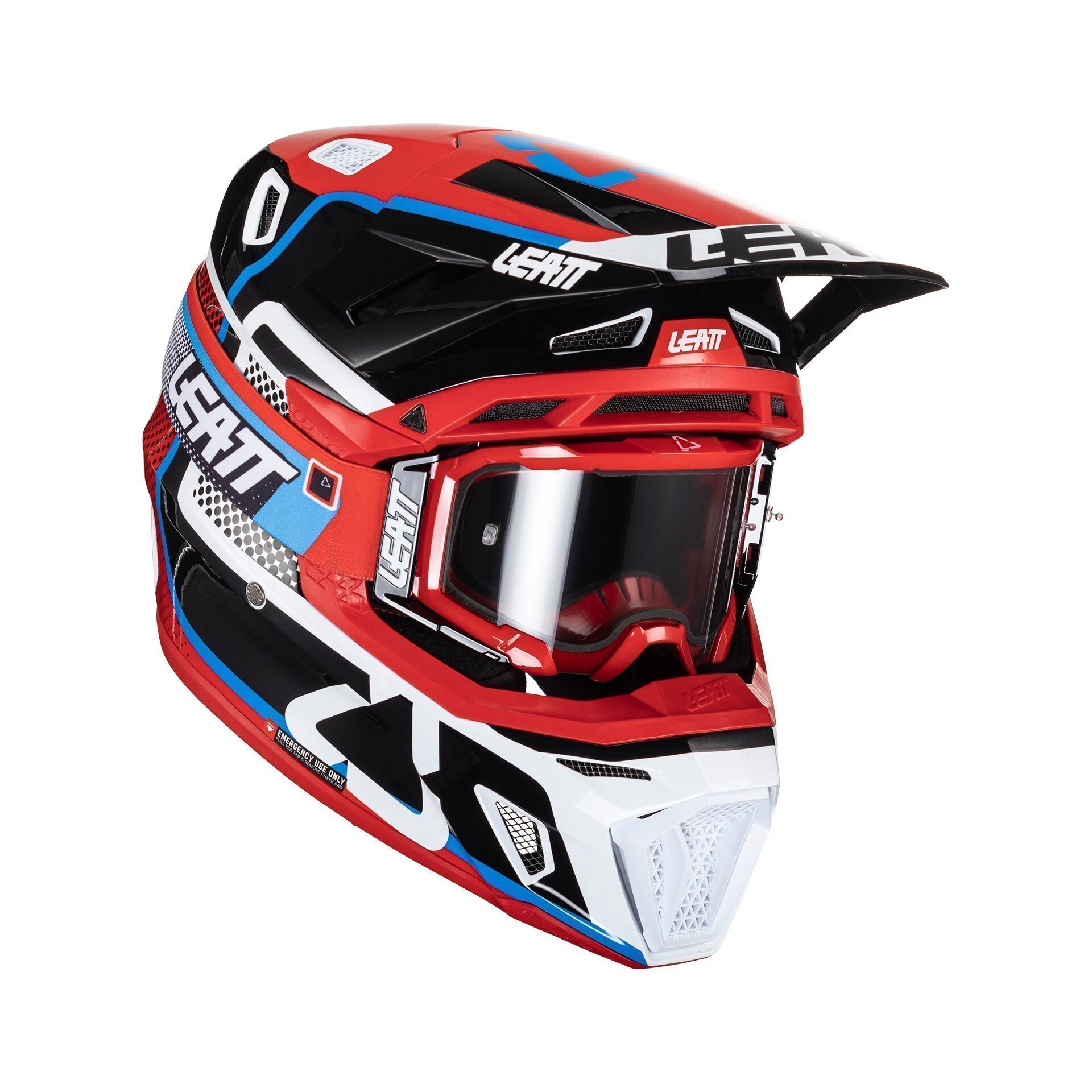 Мотошлем Leatt Moto 8.5 Helmet Kit, Red, M, 2024 (1024060182)