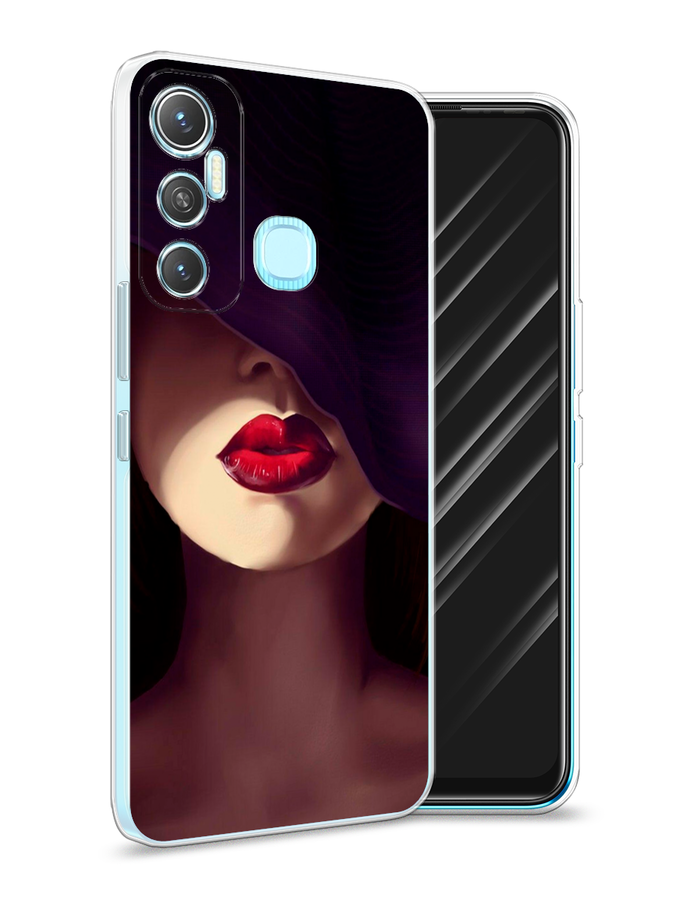 

Чехол Awog на Infinix HOT 11 64 GB "Красные губы", Разноцветный, 3100750-7