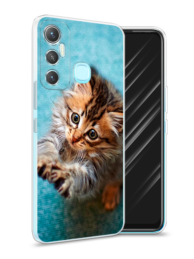 

Чехол Awog на Infinix HOT 11 64 GB "Котенок просит есть", Разноцветный, 3100750-2
