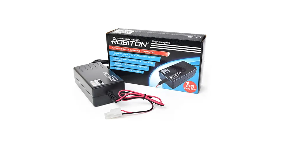 

Зарядное устройство ROBITON HobbyCharger02, 4224 импульсный, HobbyCharger02