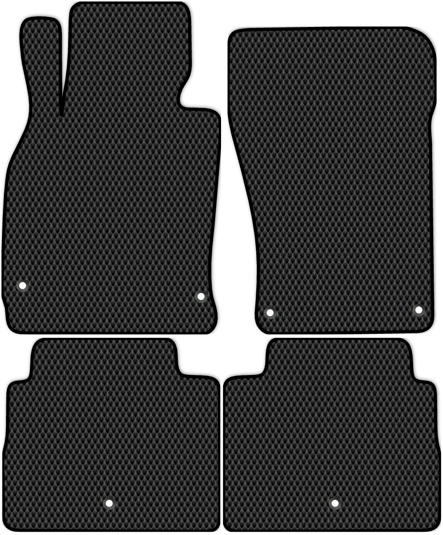 

Коврики ЭВА в салон для Infiniti M25 2010 - 2014, 4 шт. черный, 2509-S4YL-H