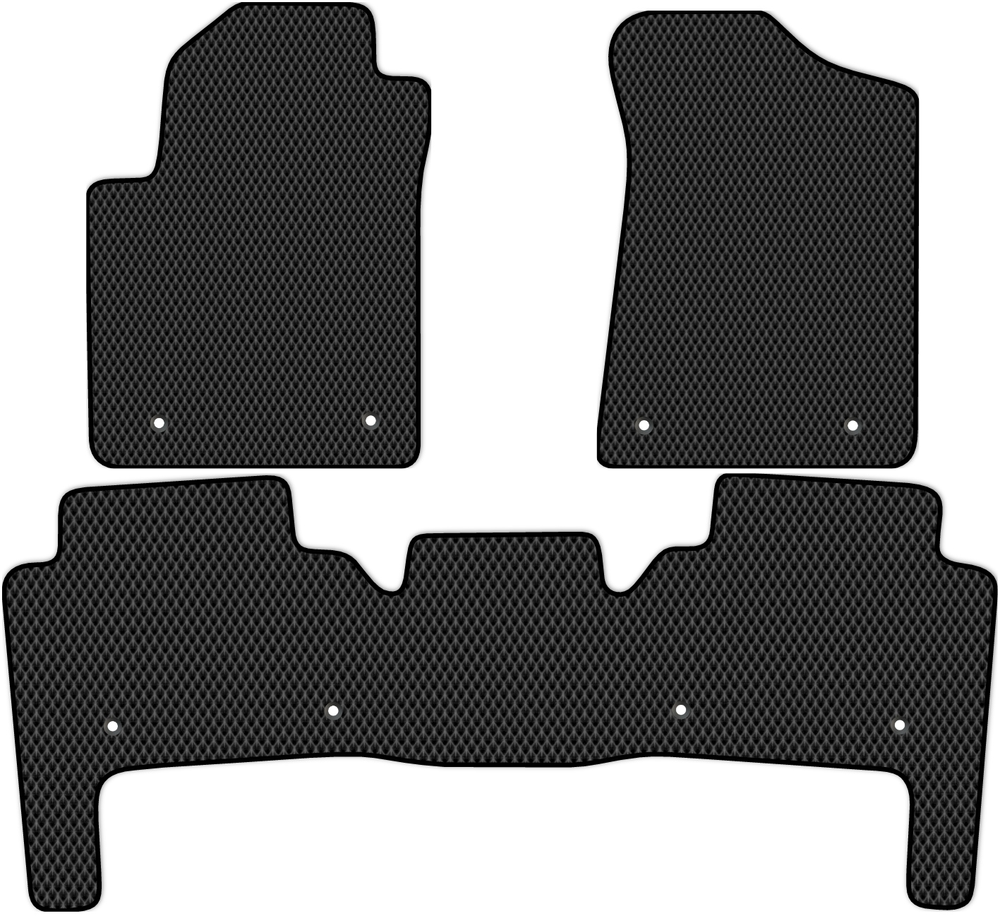 

Коврики ЭВА в салон для Infiniti QX56 (Z62) 2010 - 2013, 3 шт. черный, 2508-W3Y-H