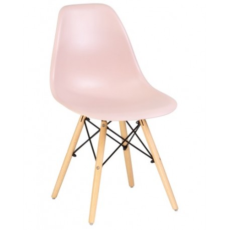 

Стул Logomebel LMZL-PP638, светло-розовый/светлый бук, LMZL-PP638