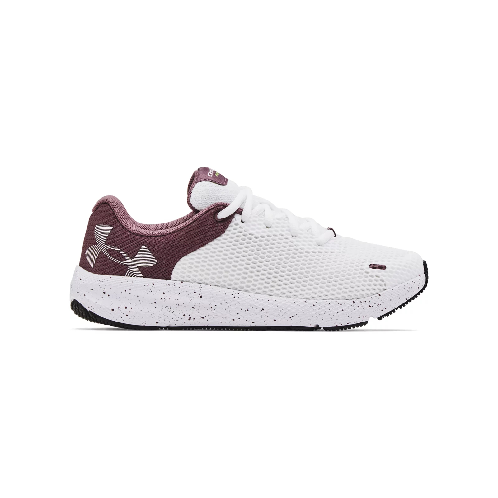 фото Кроссовки женские under armour ua w charged pursuit2bl spkl белые 7.5 us