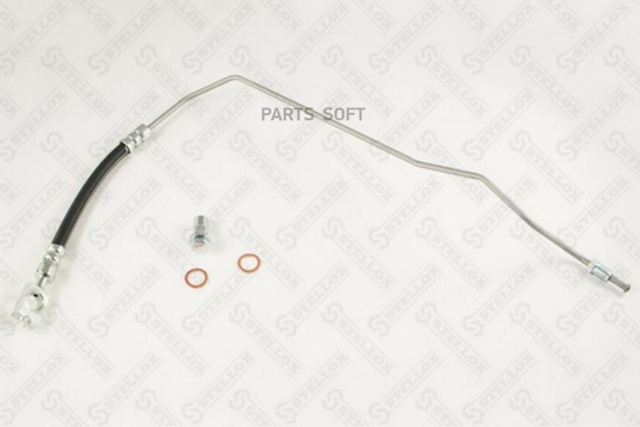 

STELLOX 2700037SX 27-00037-SX_шланг тормозной задний левый! L=655\ Audi A6, VW Passat, Sko