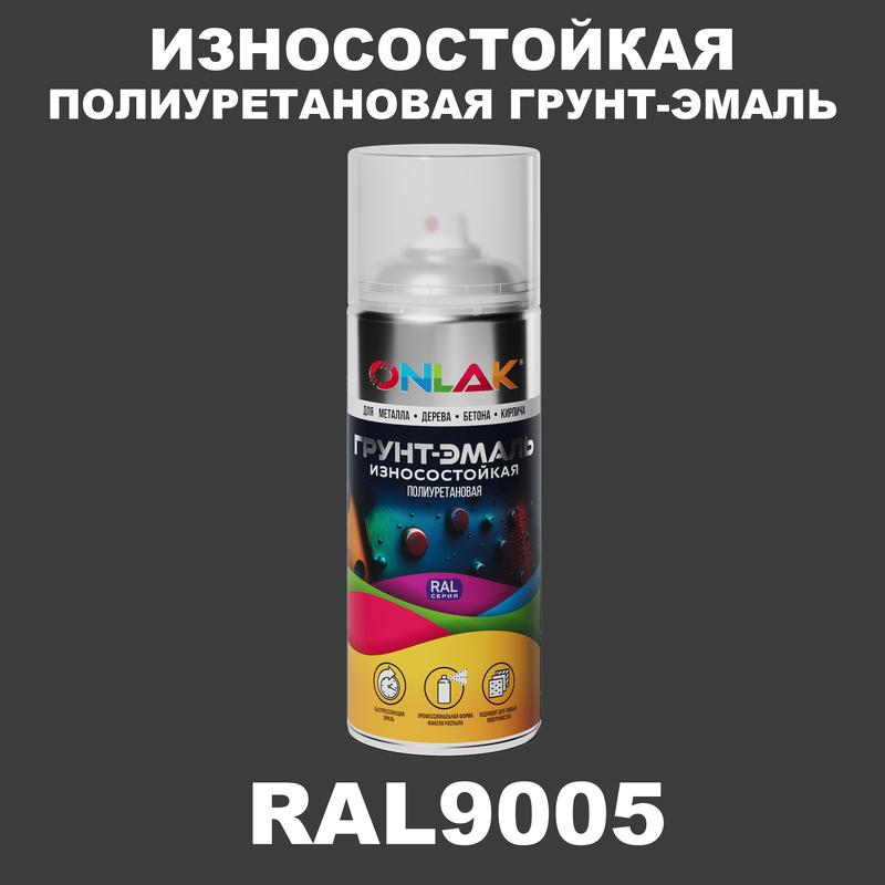 

Грунт-эмаль полиуретановая ONLAK RAL9005, Белый, RAL-PUPM-SPREY