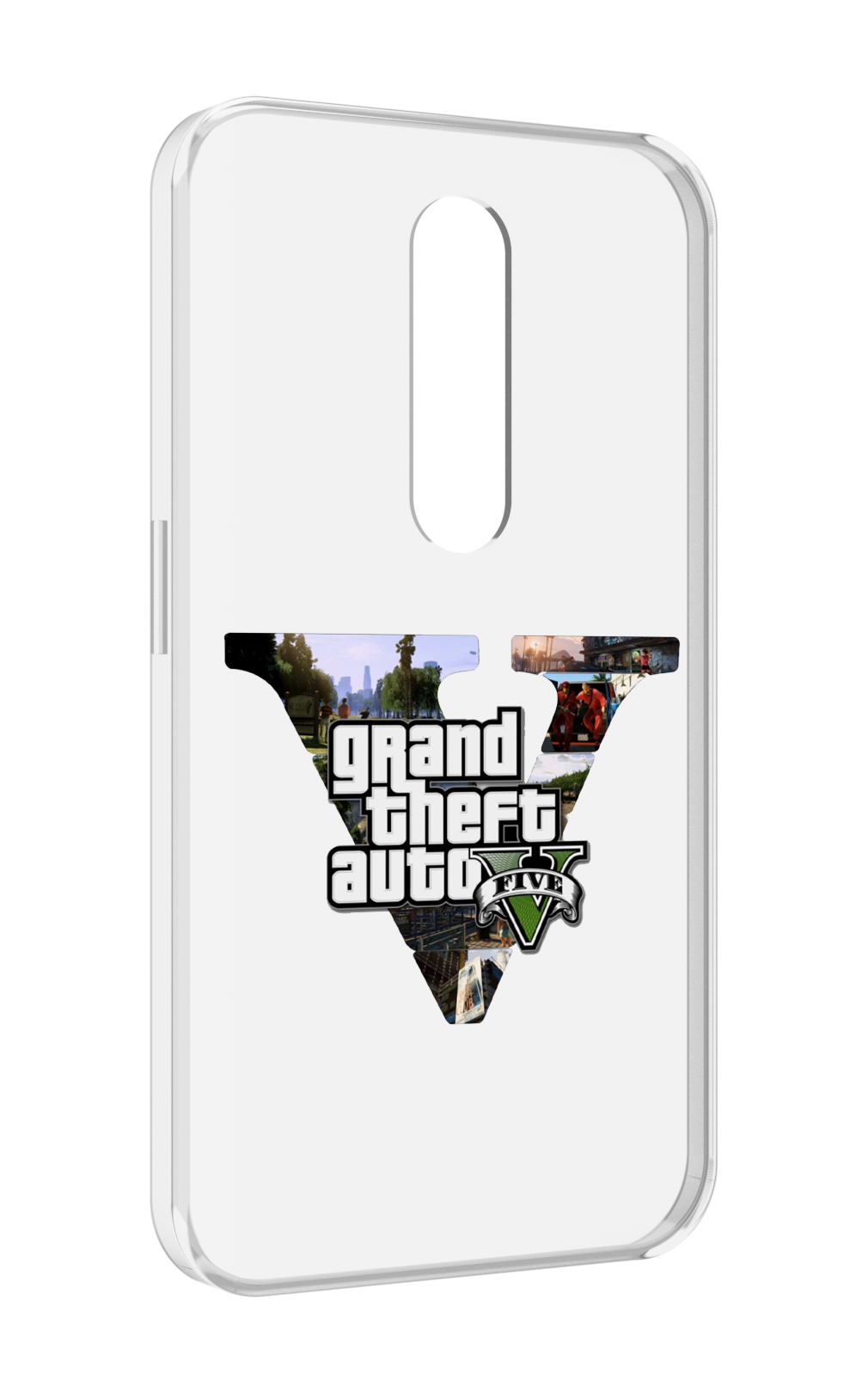 

Чехол MyPads GTA 5 логотип для Motorola Moto X Force (XT1585 / XT1581), Прозрачный, Tocco