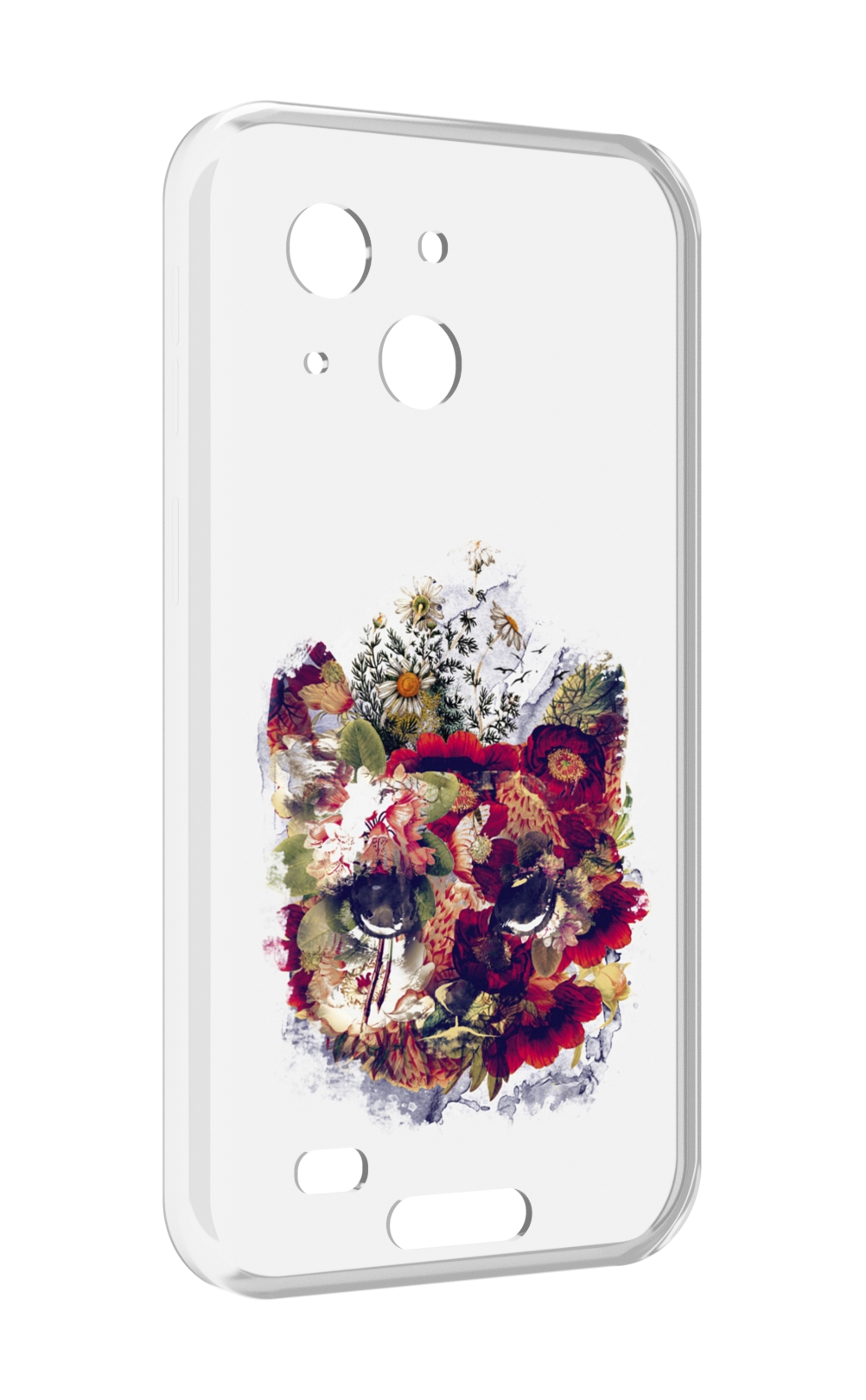 

Чехол MyPads Лиса в цветах-2 для Oukitel WP20 / WP20 Pro, Прозрачный, Tocco