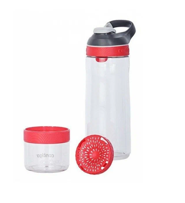 Бутылка Contigo Cortland Infuser 0.72л прозрачный/красный пластик (2095014)