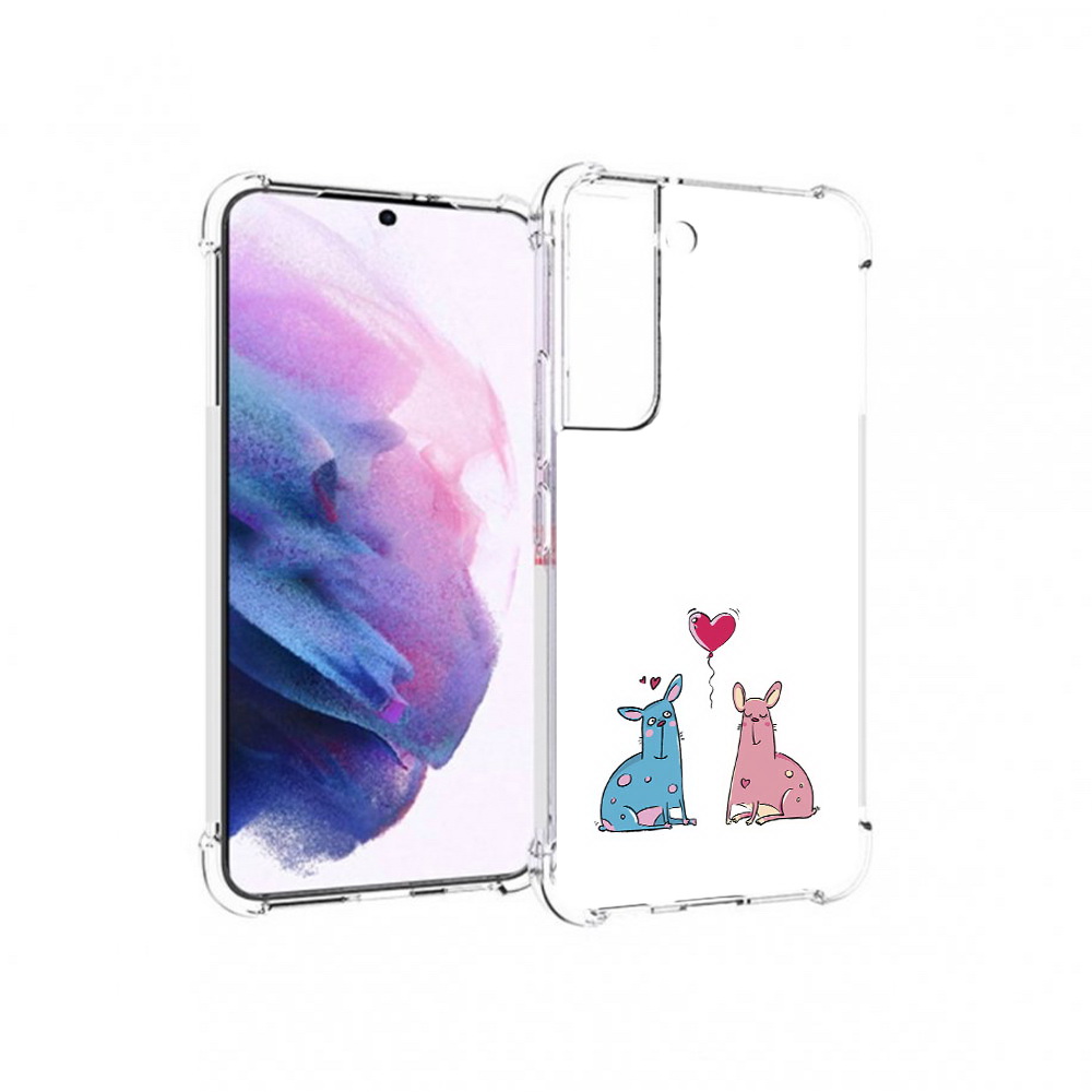 

Чехол MyPads Tocco для Samsung Galaxy S22 Лама любовь (PT194926.508.102), Прозрачный, Tocco