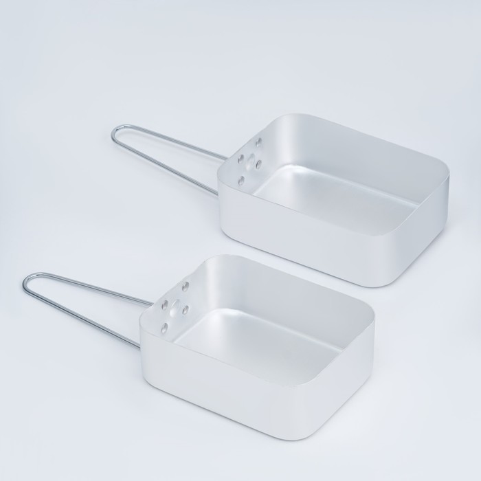 Набор котелков с ручками Привал, 2шт. 900 мл; 1150 мл.