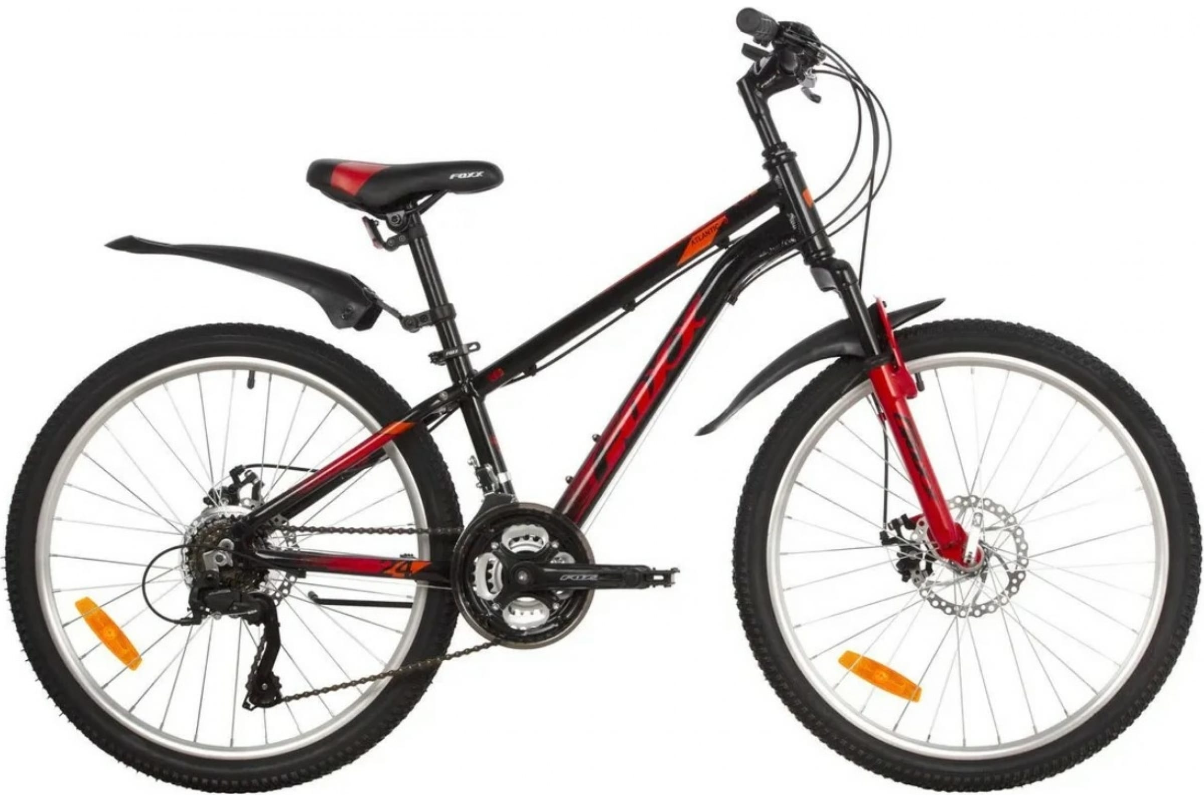 Велосипед для подростков Foxx 24AHD.ATLAND.14BK2 черный