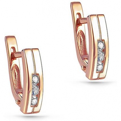 

Серьги из красного золота с бриллиантом Kabarovsky 22-0012-1000, 22-0012-1000