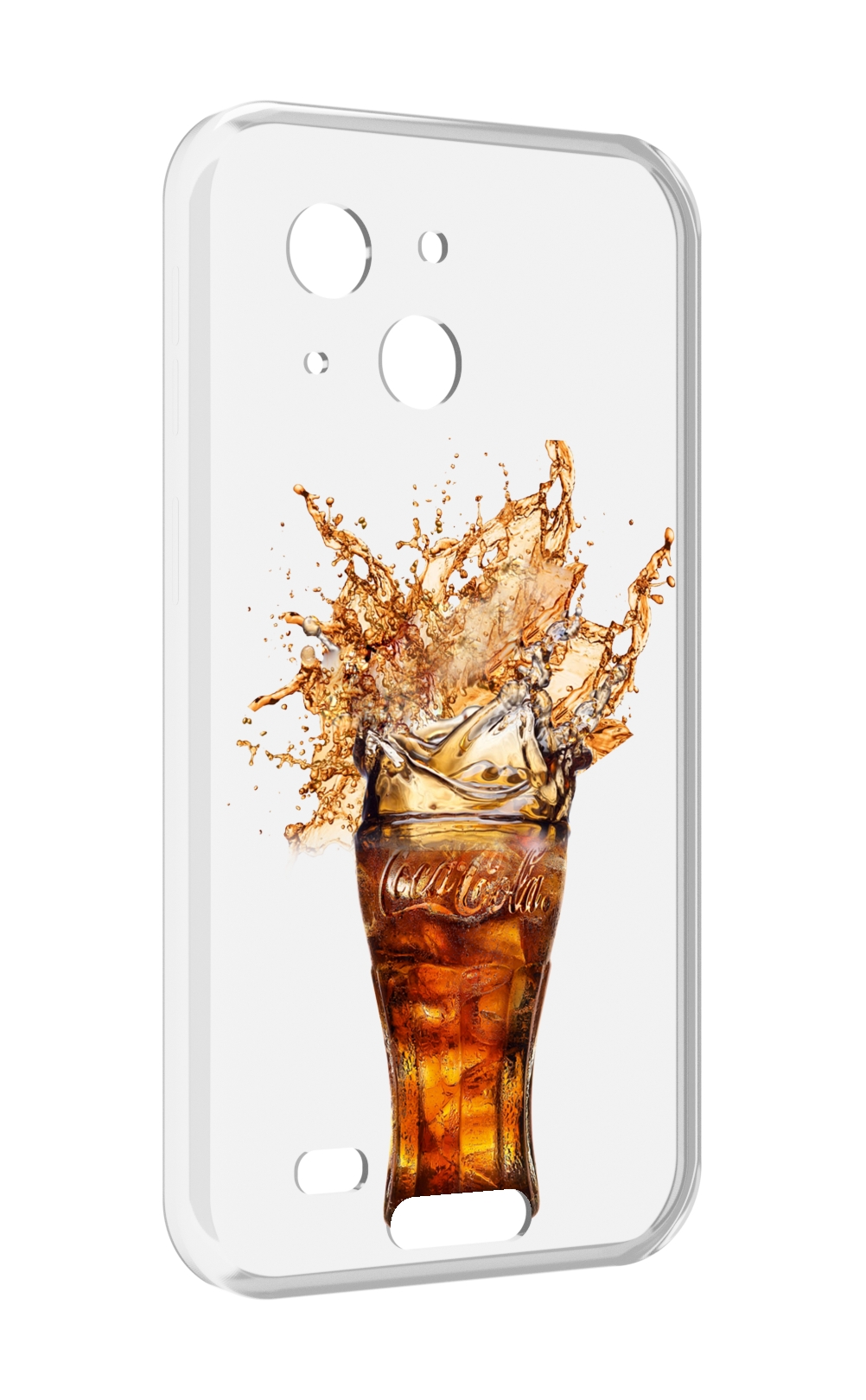 

Чехол MyPads Кола-в-стакане для Oukitel WP20 / WP20 Pro, Прозрачный, Tocco