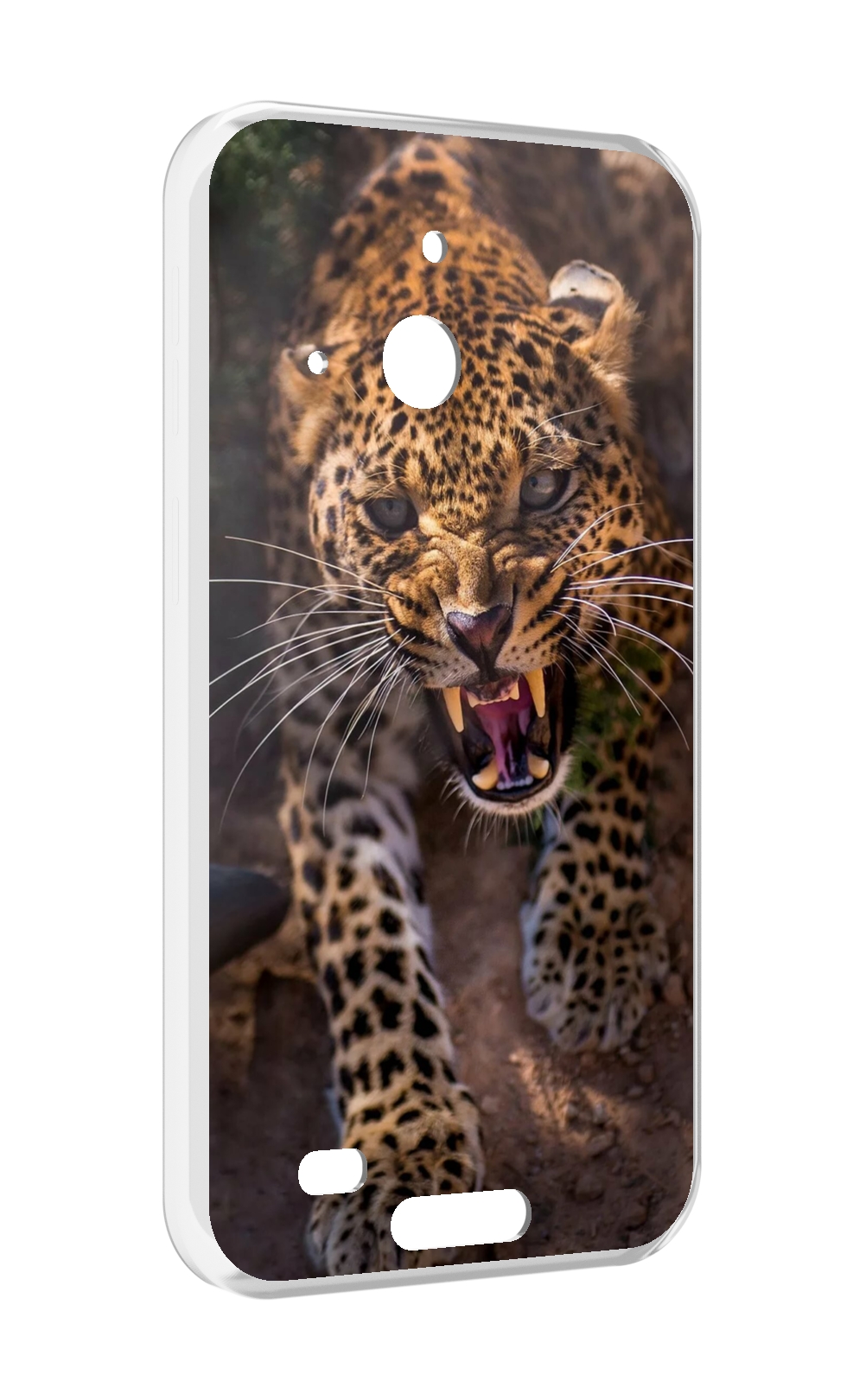 

Чехол MyPads Злой-гепард для Oukitel WP20 / WP20 Pro, Прозрачный, Tocco