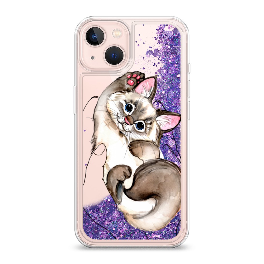

Чехол Awog на Apple iPhone 13 / Айфон 13 "Котенок в ладошках", Разноцветный, 14292-1