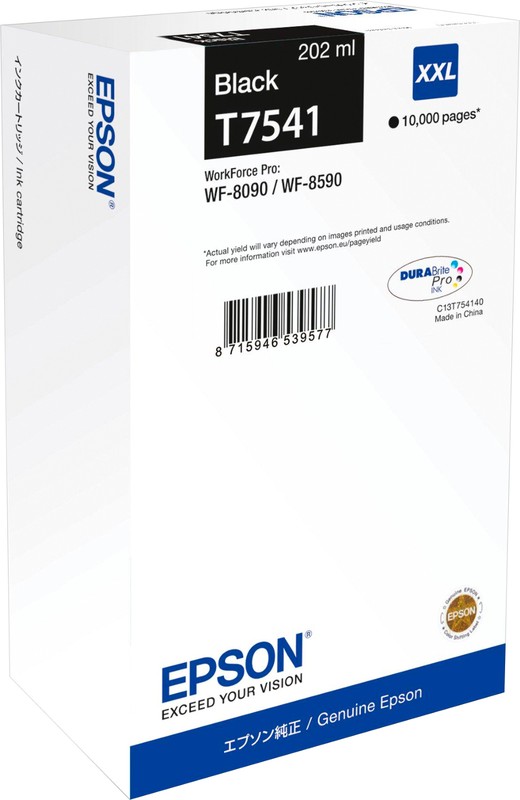 

Картридж Epson T7541 (C13T754140), Черный, T7541