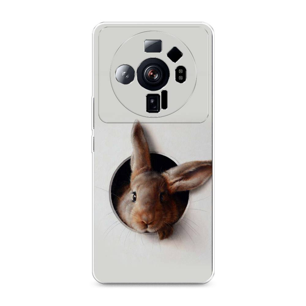 

Чехол на Xiaomi 12S Ultra "Любопытный кролик", Серый;коричневый, 314550-1