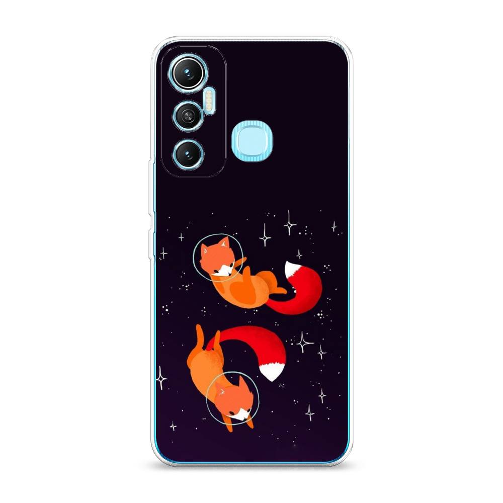 

Чехол Awog на Infinix HOT 11 64 GB "Лисы космонавты", Разноцветный, 3100750-4