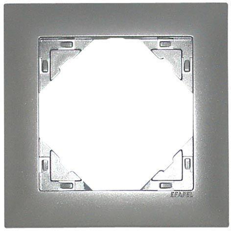 

Рамка 1-постовая Efapel Logus 90 Aquarella алюминий 90910 TAL