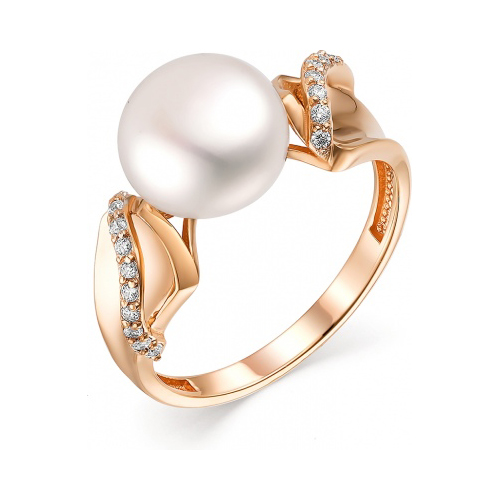 

Кольцо из красного золота с жемчугом/фианитом р. 17,5 Гранат 3.10.11.0275.14-3173, 3.10.11.0275.14-3173