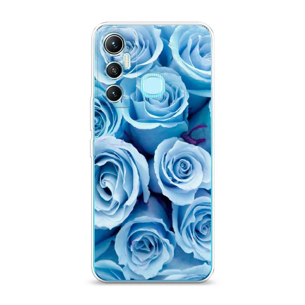 

Чехол Awog на Infinix HOT 11 64 GB "Лазурные розы", Разноцветный, 3100750-8