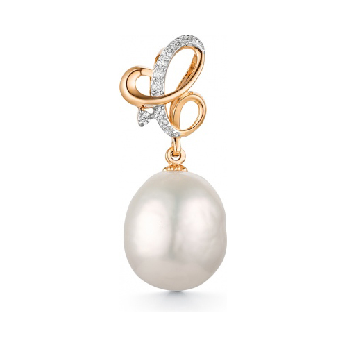 

Кулон из красного золота с жемчугом/фианитом Гранат 3.40.11.0275.30-2013, 3.40.11.0275.30-2013