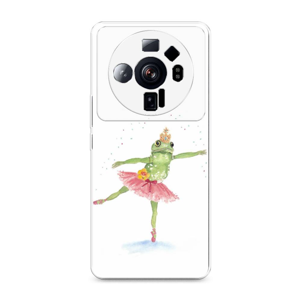 

Чехол на Xiaomi 12S Ultra "Лягушка-балерина", Зеленый, 314550-4