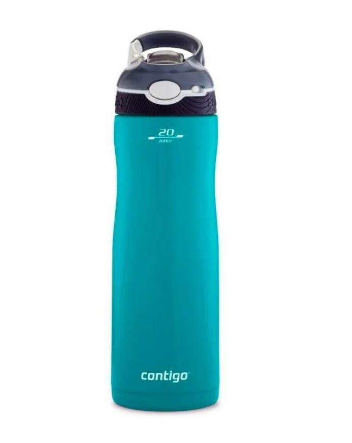 фото Термос-бутылка contigo ashland chill 0.59л. бирюзовый (2127883)