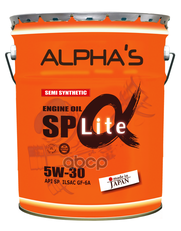 

Моторное масло Alphas SP/CF GF-6A полусинтетическое 5w30 20л