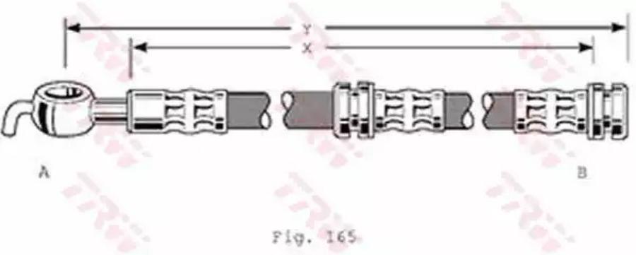 

Шланг Тормозной Trw Phd347