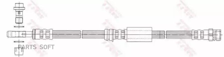 

Шланг Тормозной Trw Phd1014