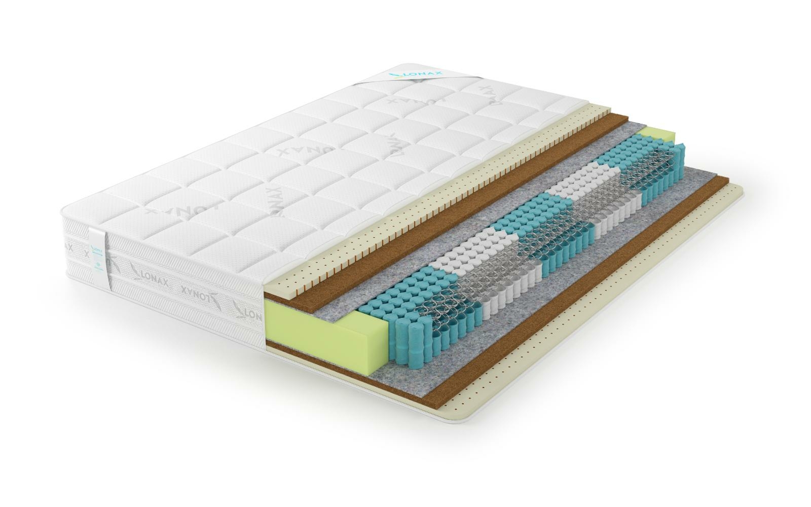 

Матрас Lonax Strong Medium S1000 5 Zone 200х200, Strong Medium S1000 5 Zone