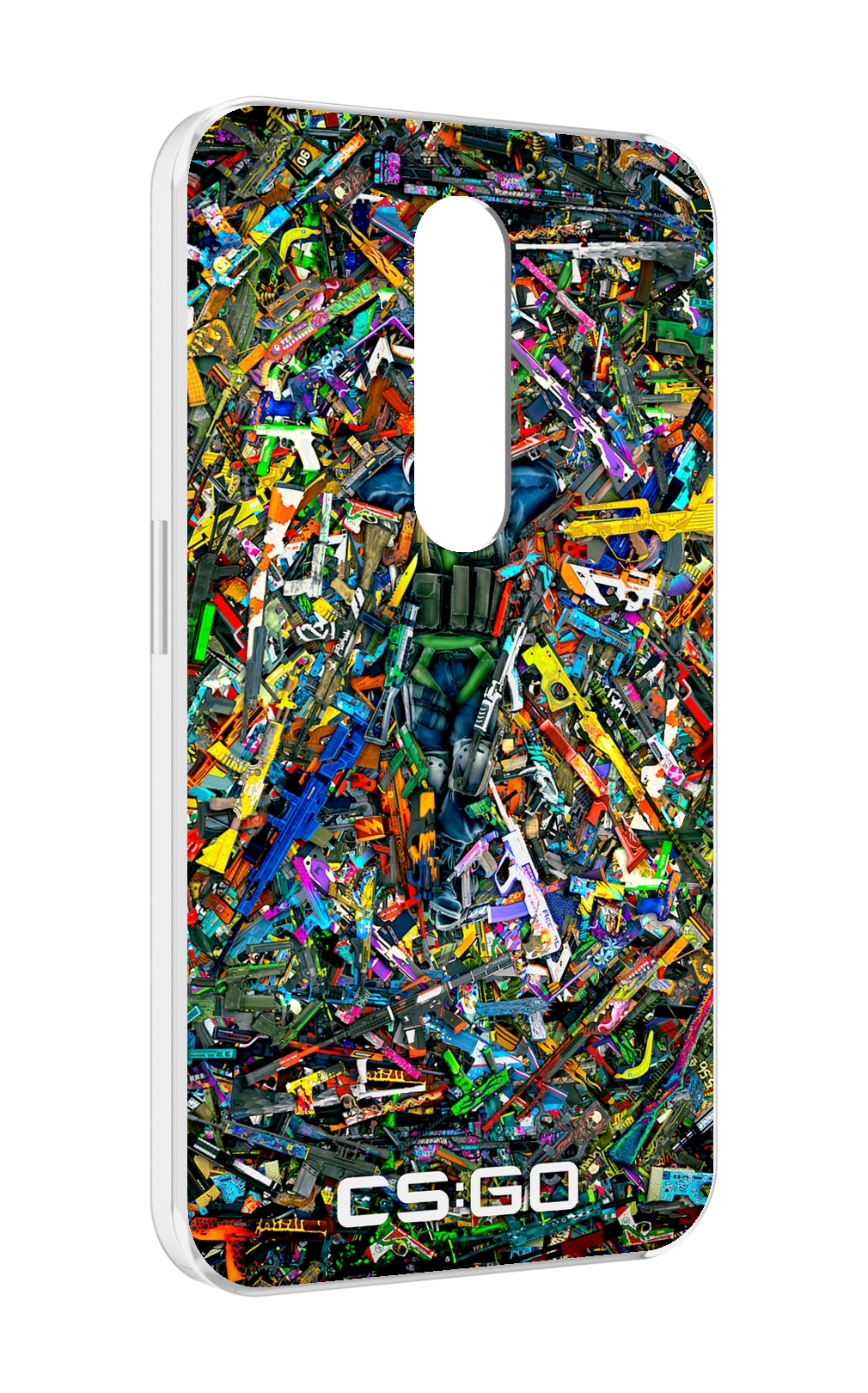

Чехол MyPads CS GO guns skins мужской для Motorola Moto X Force (XT1585 / XT1581), Прозрачный, Tocco