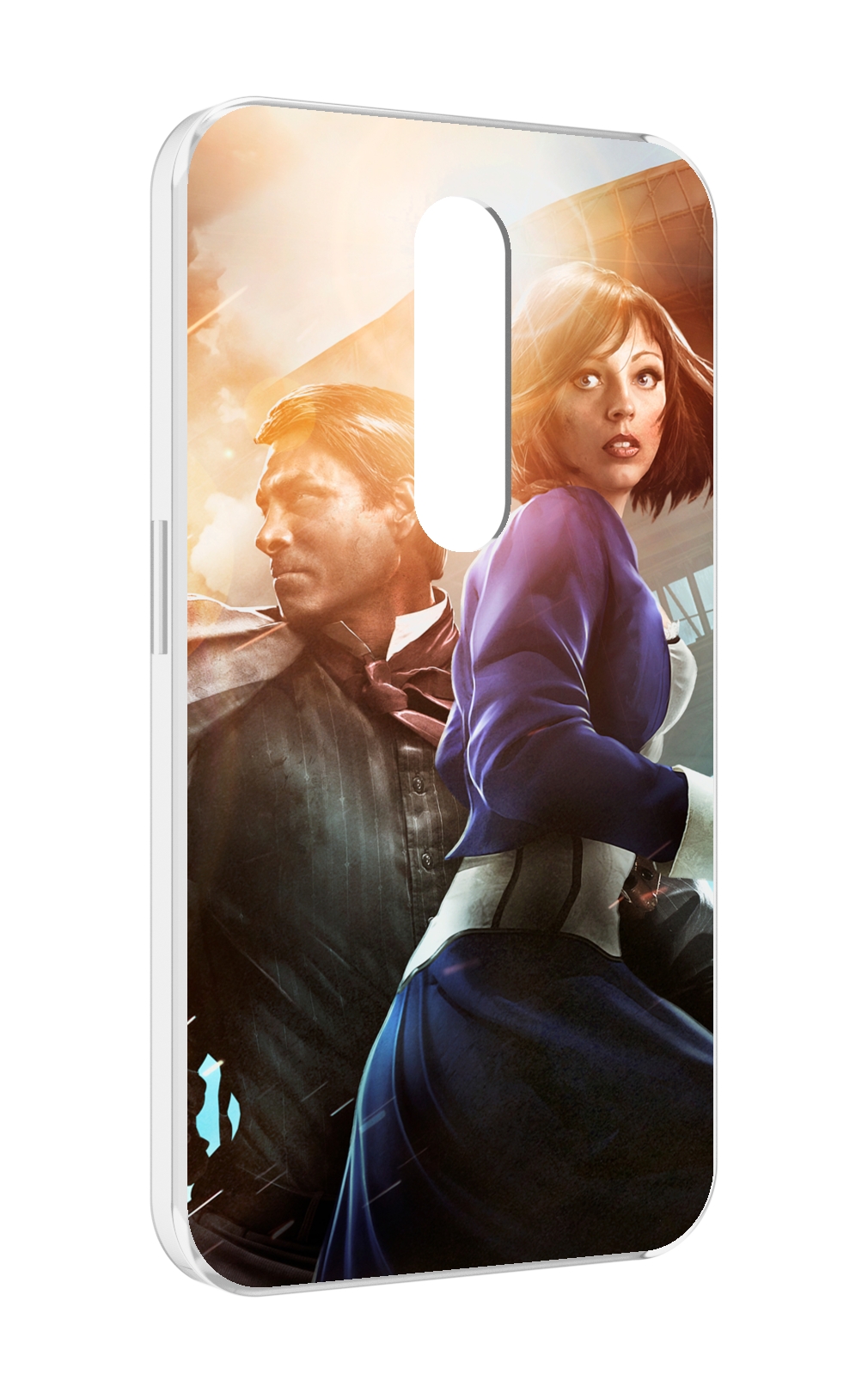 

Чехол MyPads Bioshock Infinite для Motorola Moto X Force (XT1585 / XT1581), Прозрачный, Tocco