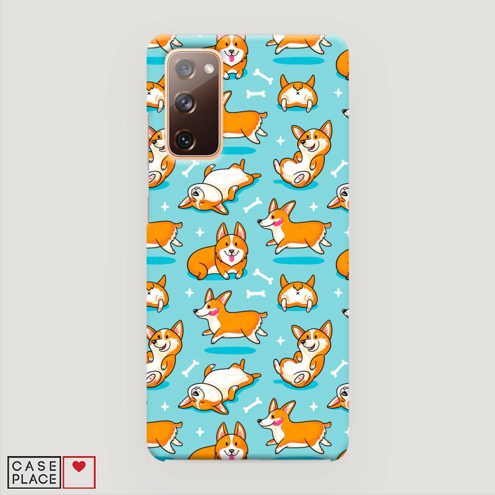 

Пластиковый чехол "Веселые корги" на Samsung Galaxy S20 FE, 2101320-1