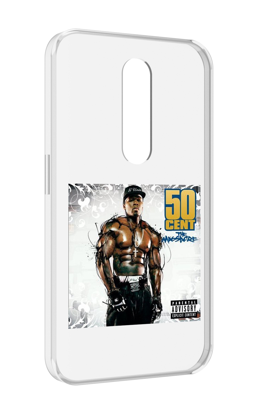 

Чехол MyPads 50 Cent - The Massacre для Motorola Moto X Force (XT1585 / XT1581), Прозрачный, Tocco