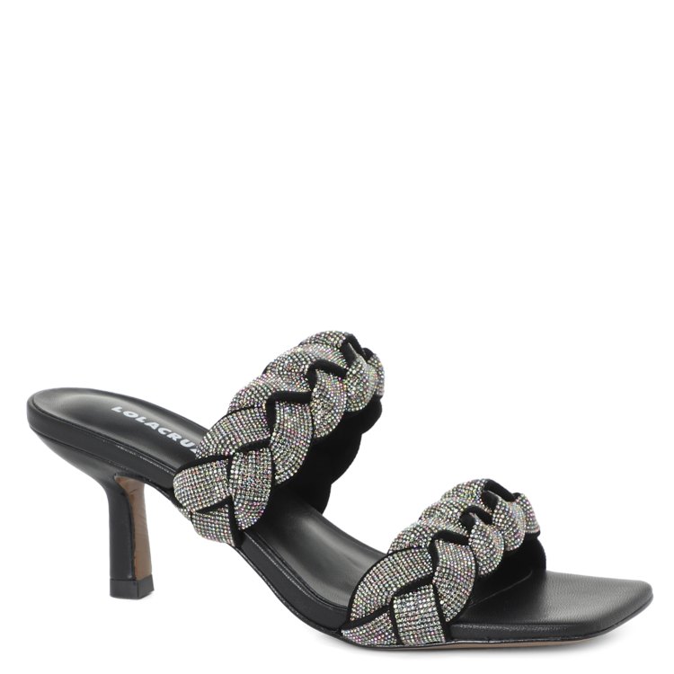 

Мюли женские Lola Cruz 052Z00BK черные 37 EU, Черный, 052Z00BK