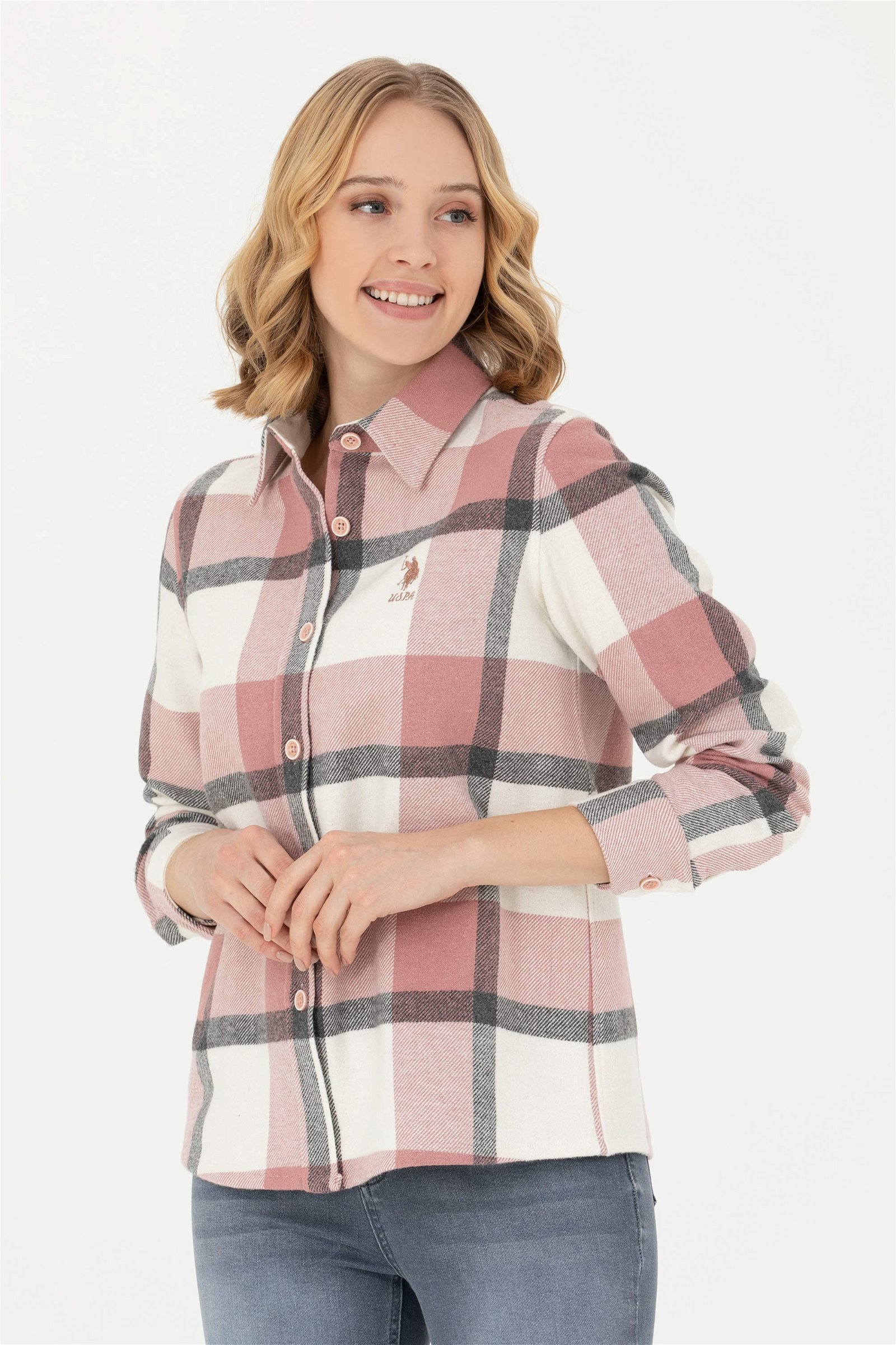 

Рубашка женская U.S. POLO Assn. G082GL0040GULA белая 32, Белый, G082GL0040GULA