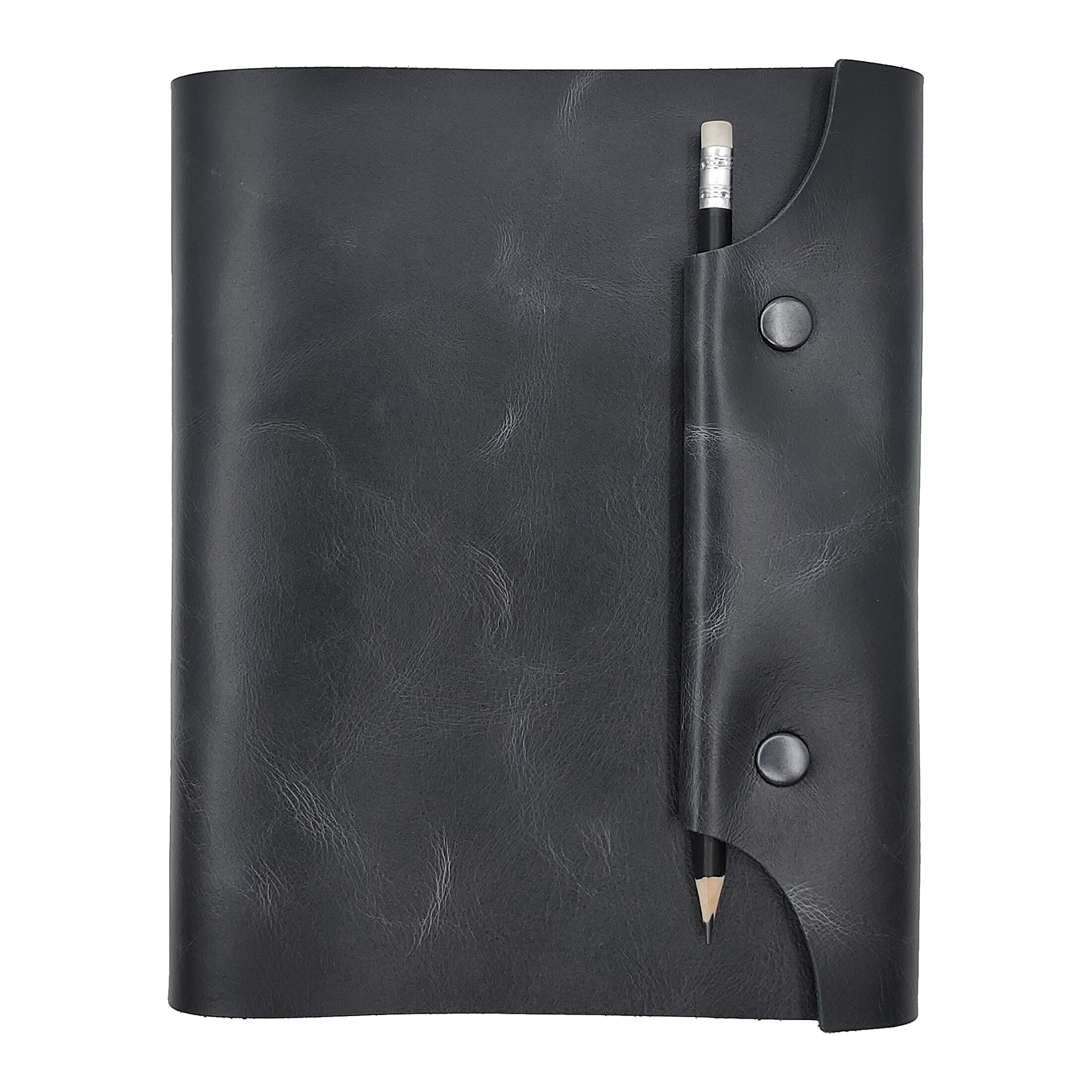 

Ежедневник Shiva Leater, MBN-R-PENSIL-BK, А5, на кольцевом механизме, черный, А5