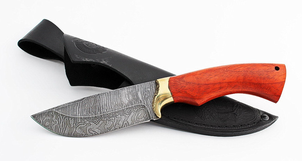 Нож туристический Волк малый (дамаск) 250мм ТД СВ КЛИНОК Волкмалый