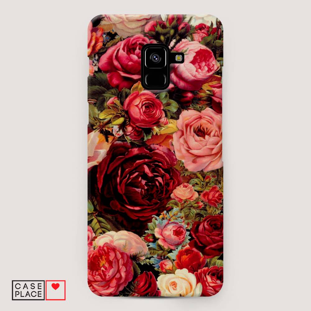 

Чехол Awog "Розы винтажные" для Samsung Galaxy A8 +
