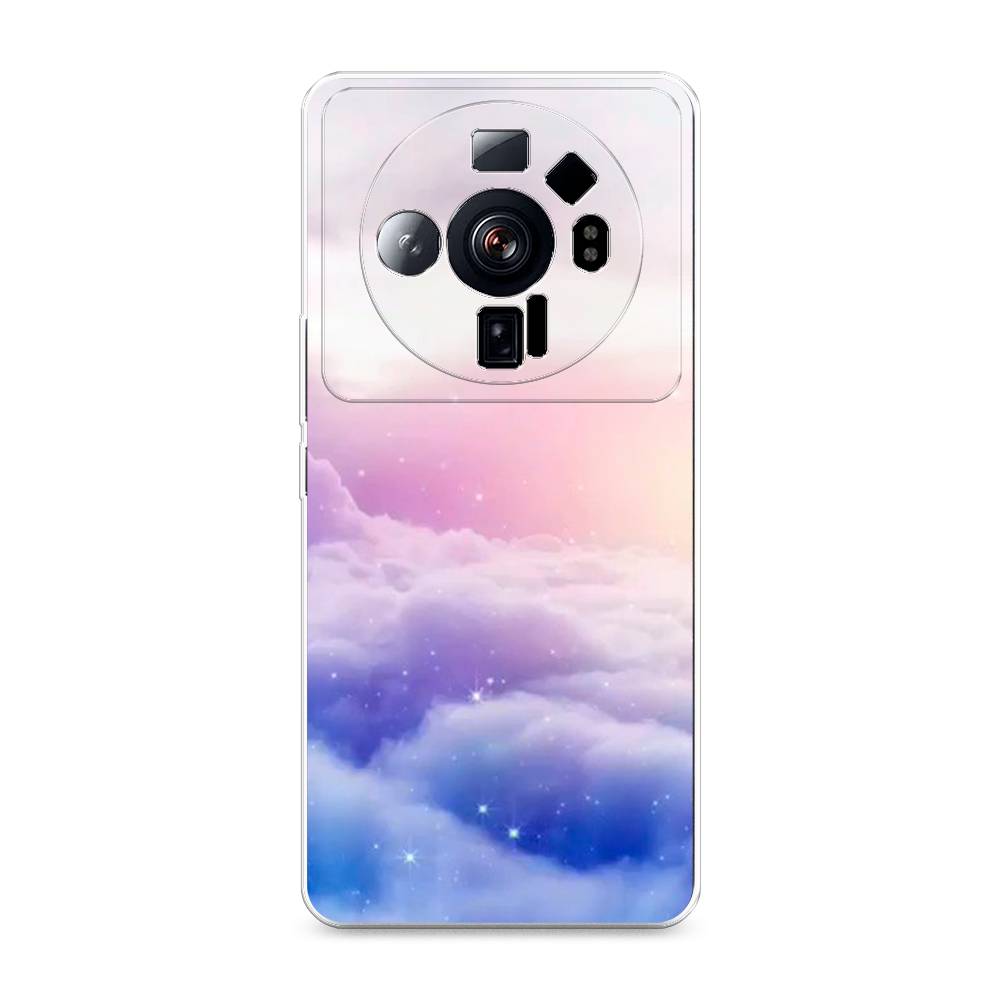 

Чехол на Xiaomi 12S Ultra "Небеса", Голубой;белый;розовый, 314550-2