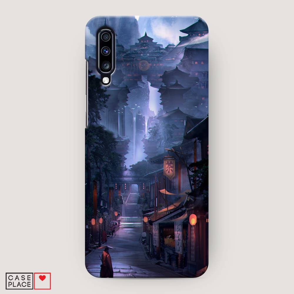 

Пластиковый чехол "Одинокий самурай" на Samsung Galaxy A70, 28120-7