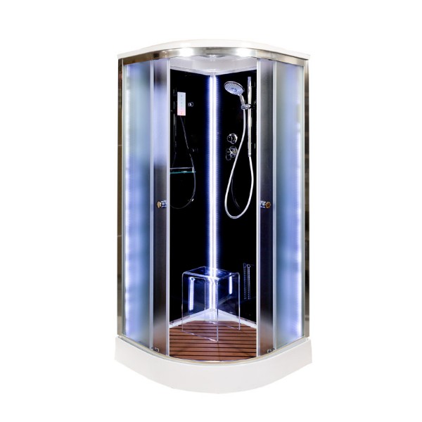 

Душевая кабина Deto B09S LED black