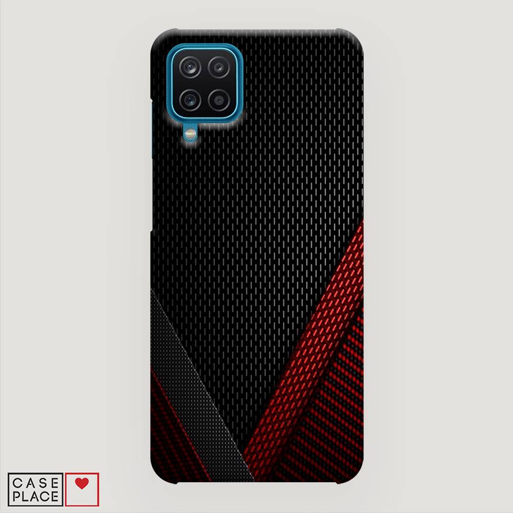 

Пластиковый чехол "Красный карбон" на Samsung Galaxy M12, 2102620-2